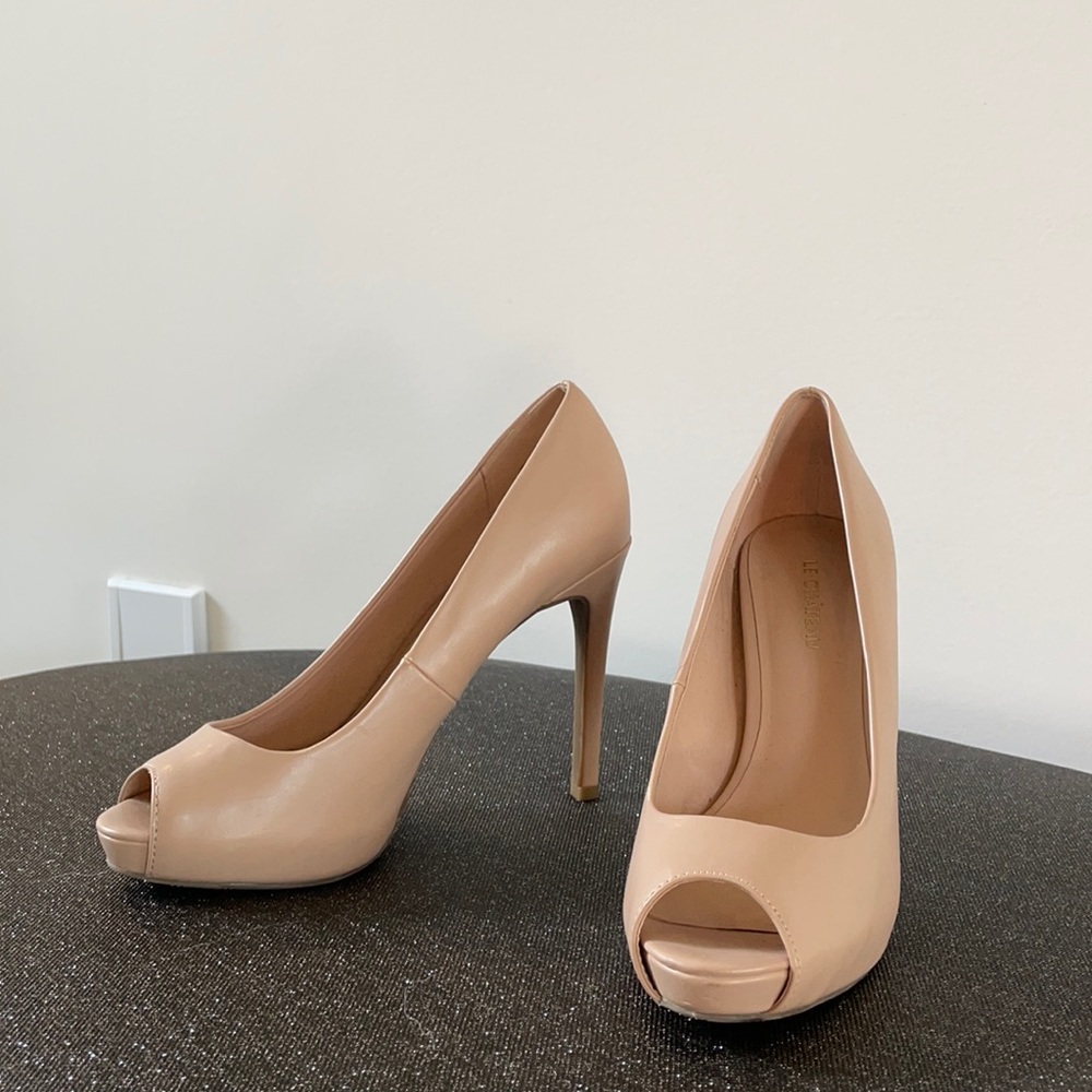 le château open toe heels